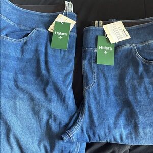 BRAND NEW W/ TAGS 2 PAIRS HALARA HIGH WAISTED BOOTCUT JEANS